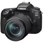 Canon EOS 90D DSLR Camera Body with Single Lens 18 - 135 mm IS USM  (Black)