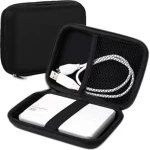 Hard Disk Case Cover Bag Pouch for All 2.5 Hard Disks Drive (Black) Waterproof Multipurpose Bag  (Black, 1 L)
