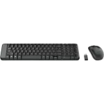 Logitech MK220 Mouse & Keyboard Combo Wireless Laptop Keyboard  (Black)