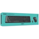 Logitech MK220 Mouse & Keyboard Combo Wireless Laptop Keyboard  (Black)