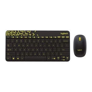 Logitech MK240 Nano Wireless Keyboard and Mouse Combo, 10 meters wireless range (Black)