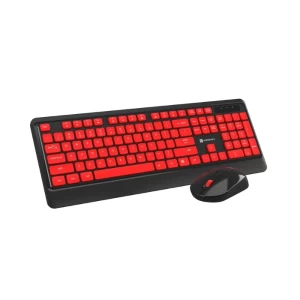 Portronics Wireless Keyboard & Mouse Key5 Combo with 2.4Ghz latest wireless connection technology (Black)