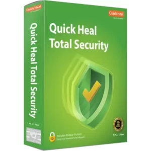 QUICK HEAL Total Security 1 User 1 Year  (CDDVD)