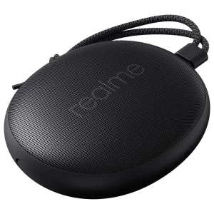 realme Cobble with Bass Radiator 5 W with IPX5 Water Resistant, Bluetooth Speaker (Metal Black)