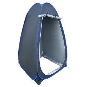 polyester Foldable Portable Pop up Cloth Changing Tent or Toilet Tent for 1 Person - Black