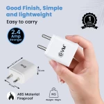 EVM USB SMART CHARGER - MICRO USB CABLE CH-01 FOR SMART PHONE