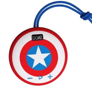 boAt Stone 190 - Marvel Edition (Captain America) Bluetooth Portable speaker with IPX7 water & splash resistant (Captain