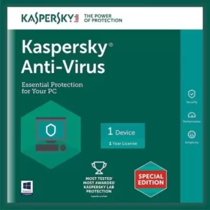 Kaspersky Anti-virus 1.0 User 1 Year  (CD/DVD)