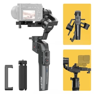 MOZA Mini P Stabilizer 3 Axis Gimbal Compatible with Smartphone Action Camera Compact Cameras Light Mirrorless Cameras U
