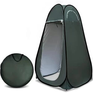 Foldable Portable Pop-up Cloth Changing/Toilet Tent for Camping Hiking and Picnic Tent - For 1-Person, 190 cm, green