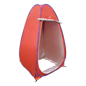Foldable Portable Pop up Cloth Changing Tent or Toilet Tent for Camping Hiking and Picnic -Red