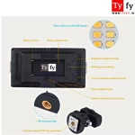 Tyfy VL442A LED Super Slim Professional Video Light with Battery and Charger